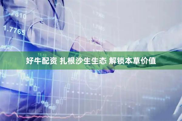好牛配资 扎根沙生生态 解锁本草价值